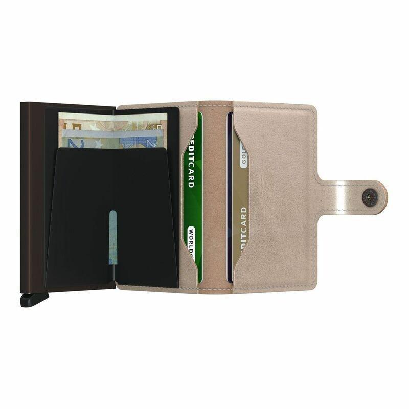 Secrid Miniwallet Leather Metallic Champagne, , large image number 3