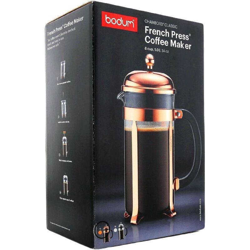Bodum Chambord Coffee Maker 1.0L - Copper, , large image number 2