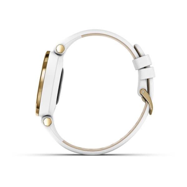 Garmin Lily Light Gold With White Case & Leather Band  Smartwatch, , large image number 3