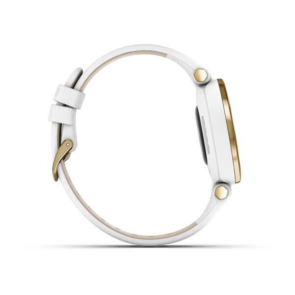 Garmin Lily Light Gold With White Case & Leather Band  Smartwatch, , large image number 4
