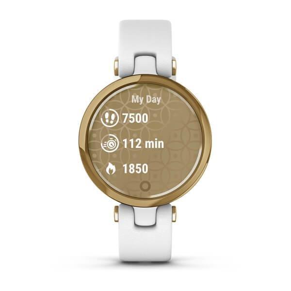 Garmin Lily Light Gold With White Case & Leather Band  Smartwatch, , large image number 6