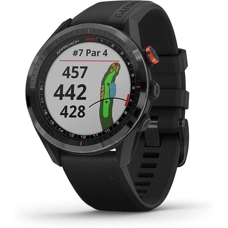 Garmin Approach S62 Bundle Black Ceramic Bezel with Black Silicone Band Smartwatch, , large image number 0