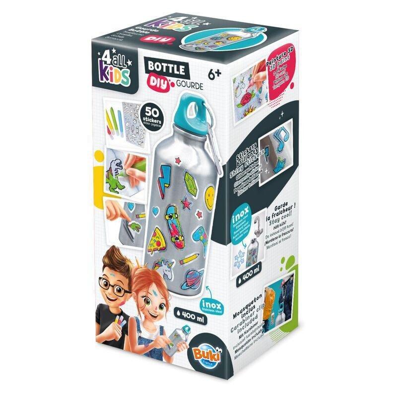 Buki France Diy Water Bottle Gourde Assorted, , large image number 0