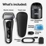 BRAUN - Braun Series 8 8467cc Wet & Dry Shaver with 5-in-1 SmartCare Center and Travel Case - Silver