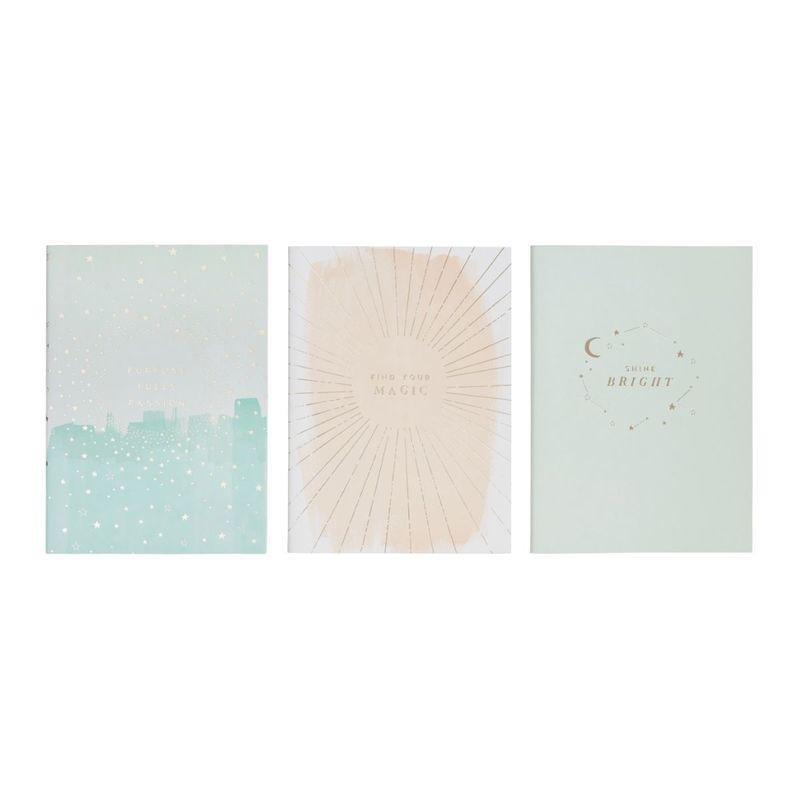 kikki.K A5 Stitch Notebooks 3Pk She Shines Multi-Color, , large image number 1