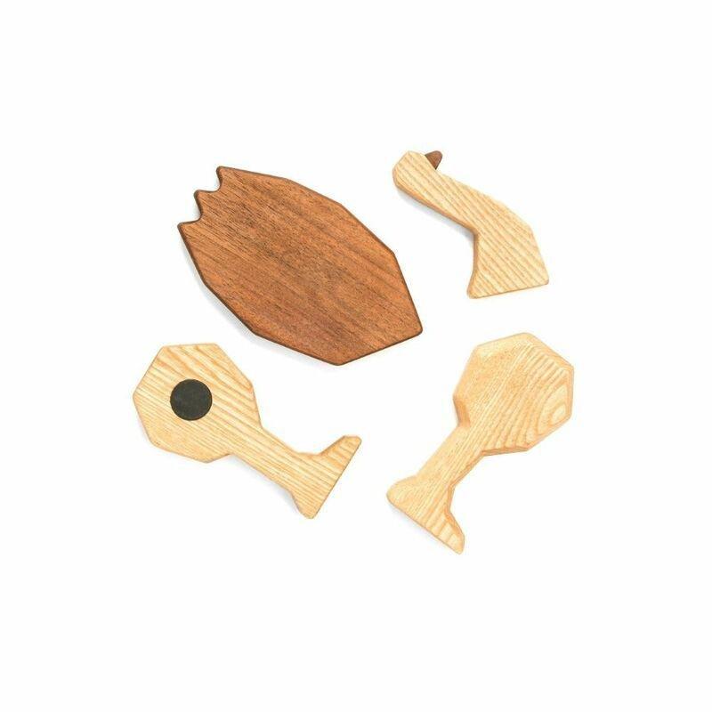 Fablewood The Big Ostrich Magnetic Wooden Figure, , large image number 3