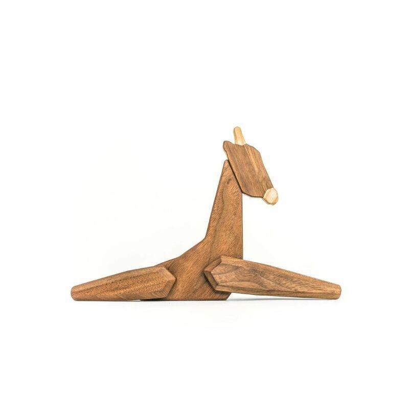 Fablewood The Big Giraffe Magnetic Wooden Figure, , large image number 4