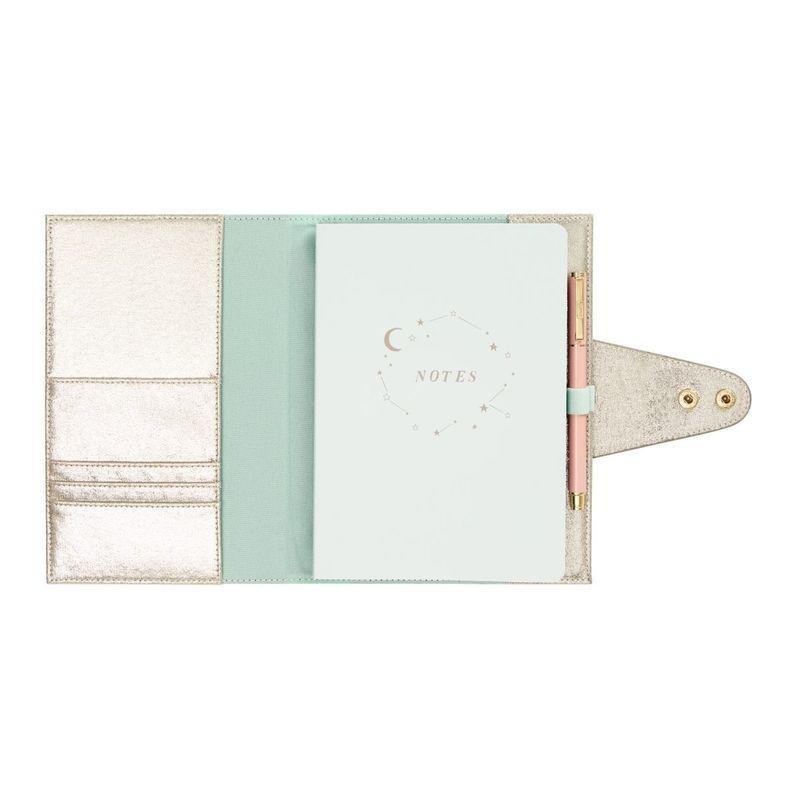 kikki.K A5 Pu Leather Notebook Holder She Shines Gold Shimmer, , large image number 3