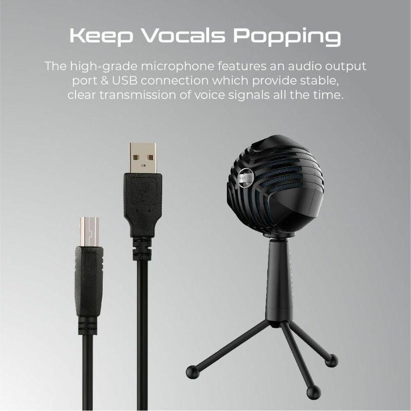 Vertux Sphere High Definition Gaming Microphone, , large image number 1