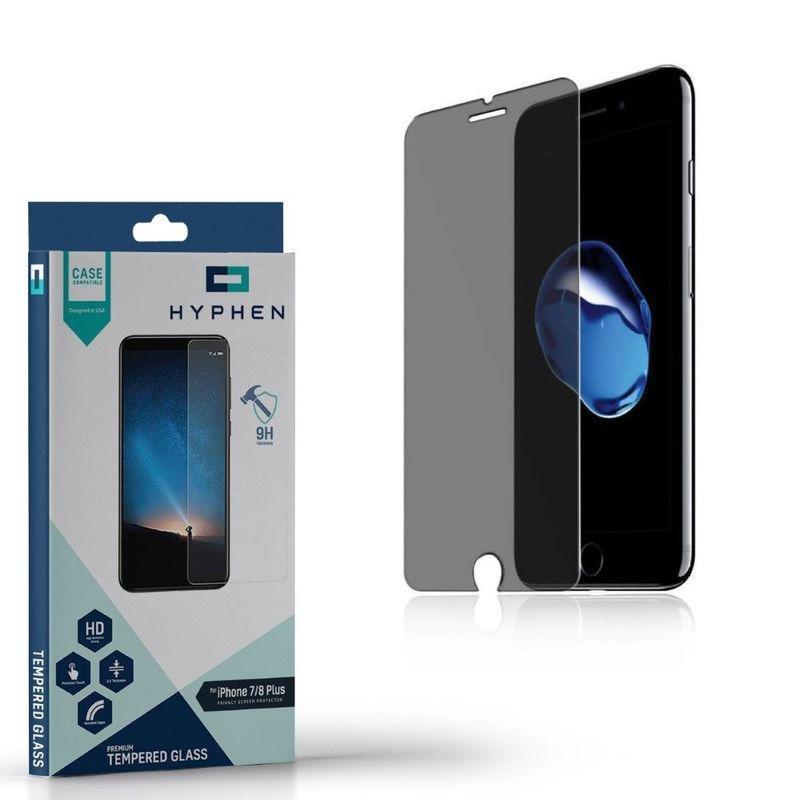 HYPHEN Tempered Glass Privacy Screen Protector for iPhone 8 Plus/ /7 Plus, , large image number 1