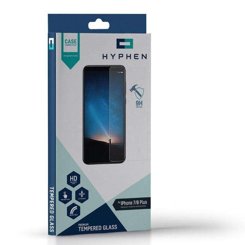 HYPHEN Tempered Glass Privacy Screen Protector for iPhone 8 Plus/ /7 Plus, , large image number 2
