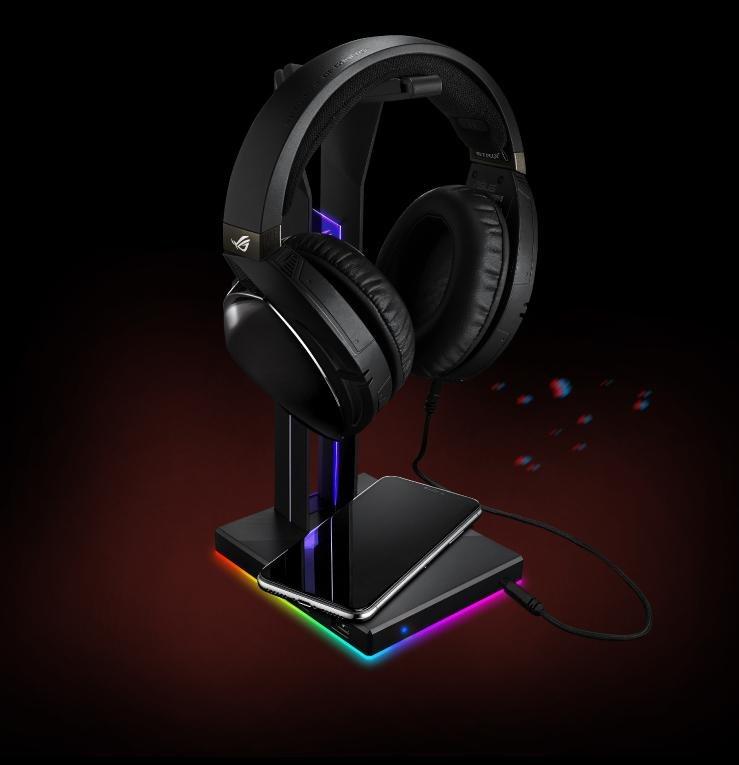 ASUS ROG Throne Qi Headset Stand, , large image number 6