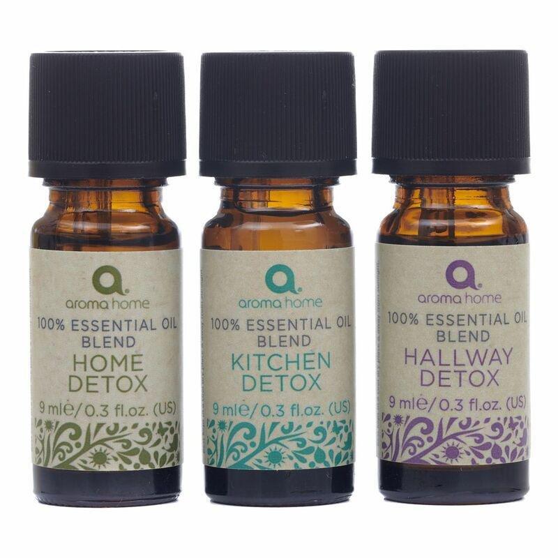 Aroma Home Home Detox 100&#37; Essential Oils Kitchen/Home/Hallway 9ml (3x 9ml), , large image number 0