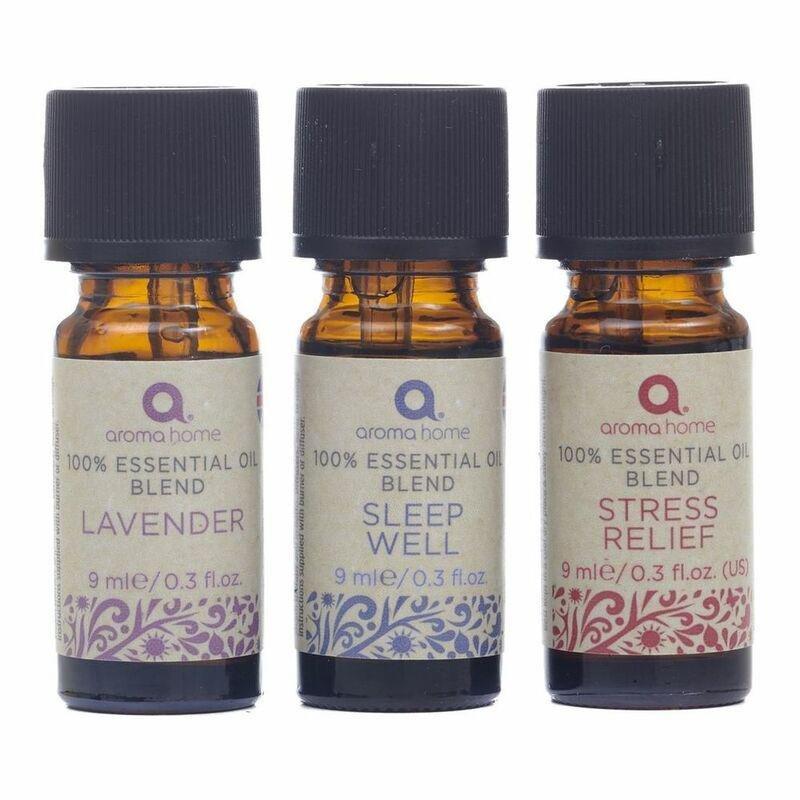 Aroma Home Favourites 100&#37; Essential Oils Lavender/Sleep Well/Stress Relief (3x 9ml), , large image number 0