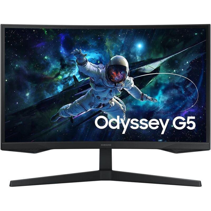 Samsung Odyssey G5 G55C 1MS-165Hz/ QHD/ VA Panel 27-Inch Curved Gaming Monitor - LS27CG552 - Black, , large image number 0
