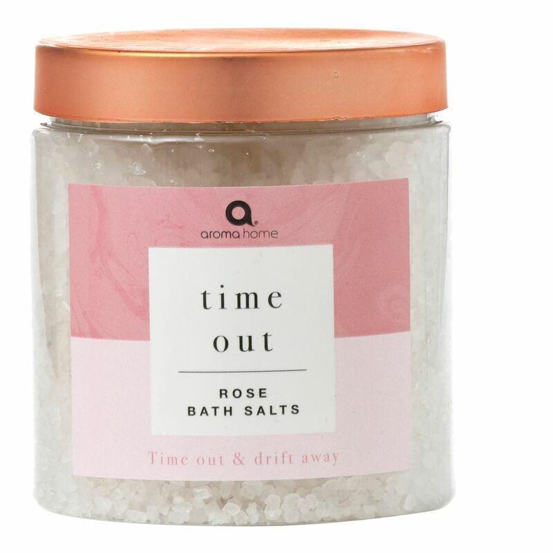 Aroma Home Time Out Rose Bath Salts Infused With Rose Fragrance Pink 680g, , large image number 0