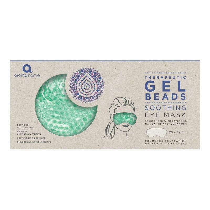 Aroma Home Sea Foam Essentials Gel Cooling Eye Mask Green, , large image number 3