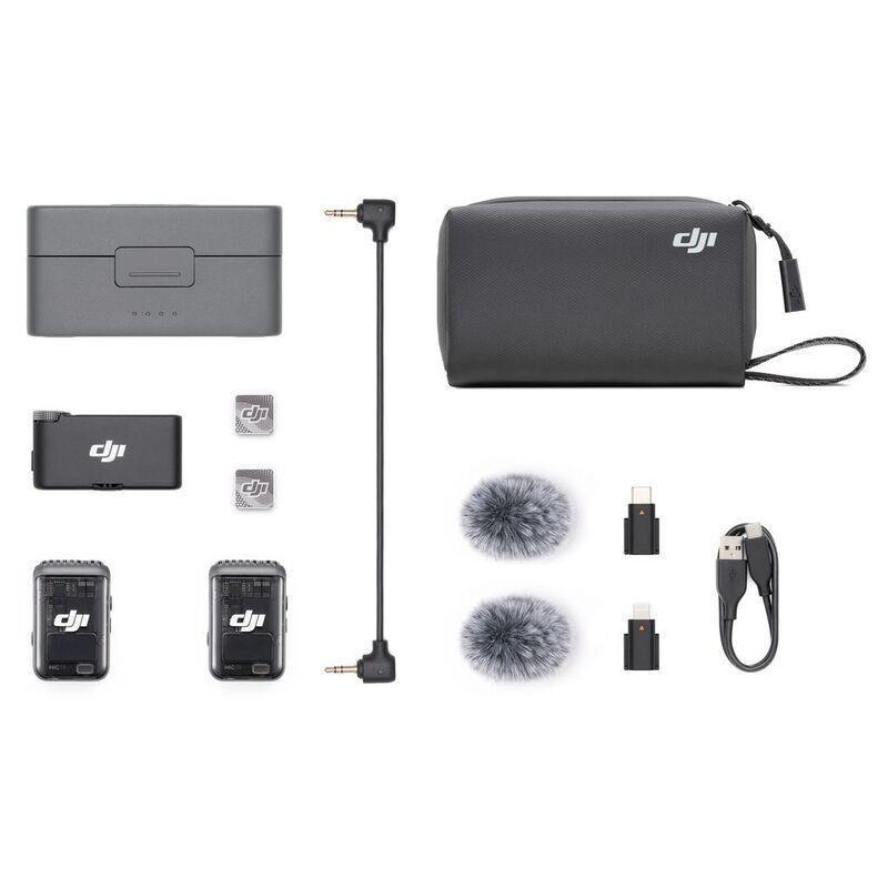 DJI Mic 2 Wireless Microphone Kit - (2 TX + 1 RX + Charging Case), , medium