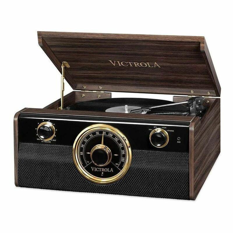 Victrola Metropolitan 4-In-1 Bluetooth Turntable with Vinyl/Radio, , large image number 0