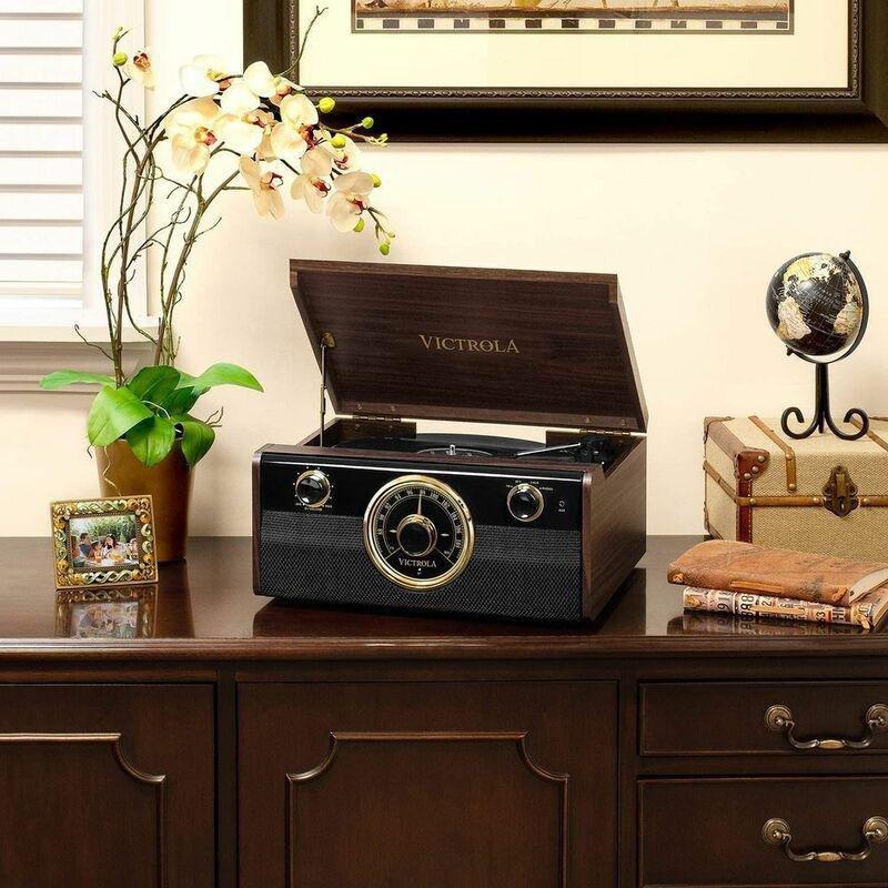 Victrola Metropolitan 4-In-1 Bluetooth Turntable with Vinyl/Radio, , large image number 1