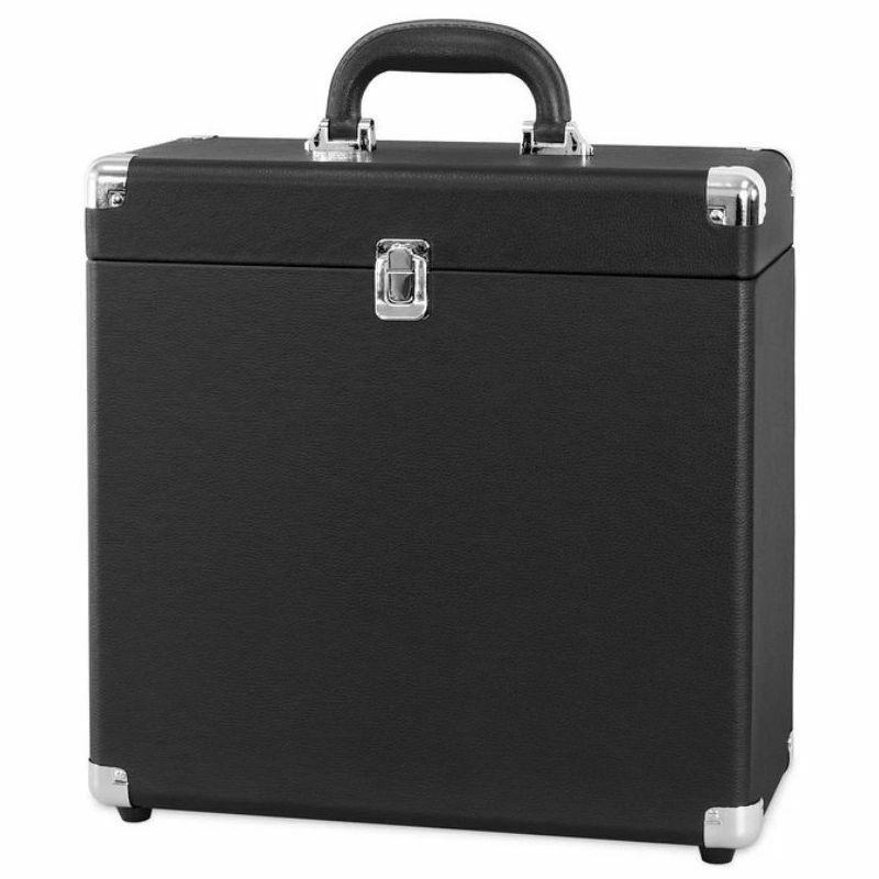 Victrola Retro Vinyl Case (30 Records) Black, , large image number 0