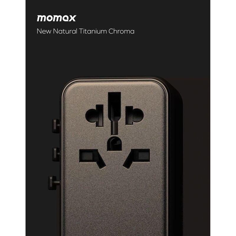 Momax 1-World 120W GAN 4 Ports AC Travel Adapter With 100W USB-C To USB-C Cable, , large image number 1