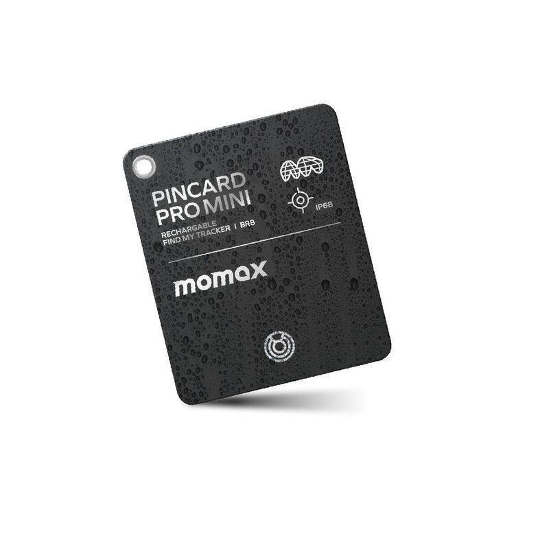 Momax Pincard Mini Findmy GPS Tracker With Wireless Charging, , medium