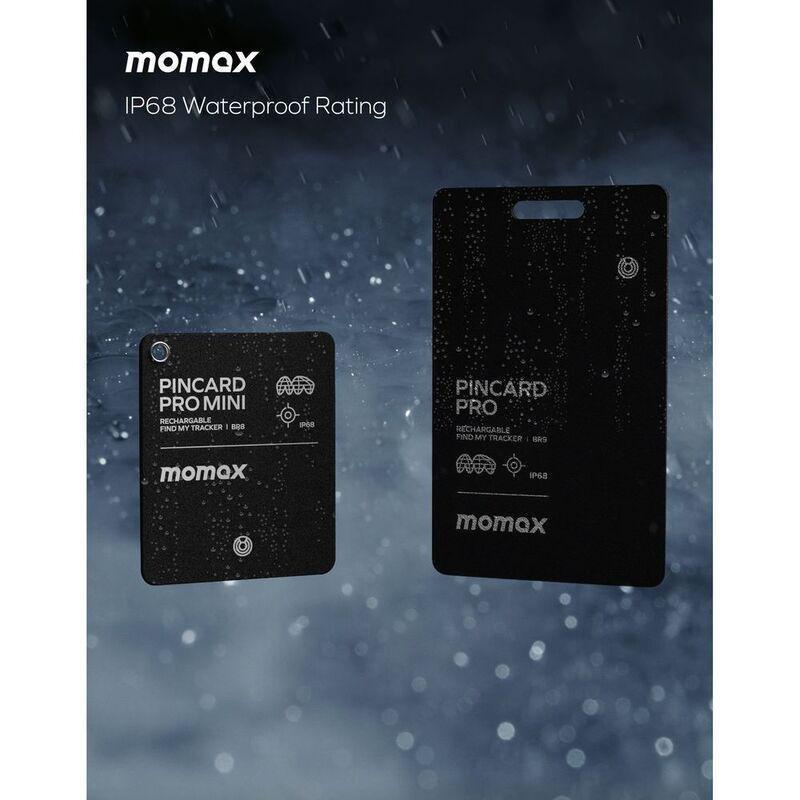 Momax Pincard Mini Findmy GPS Tracker With Wireless Charging, , large image number 1