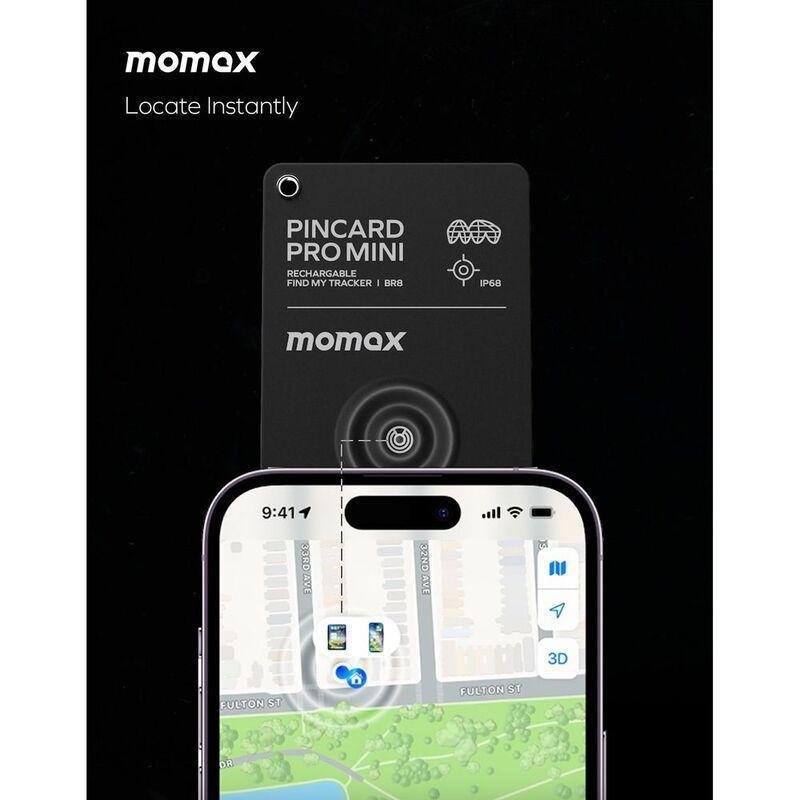 Momax Pincard Mini Findmy GPS Tracker With Wireless Charging, , large image number 3