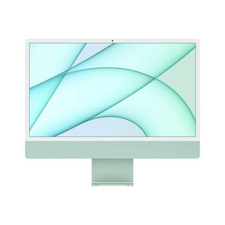 APPLE - Apple iMac 24-Inch Retina 4.5K Apple M1 Chip with 8-Core CPU/GPU/8GB/256GB 4 Ports Green English