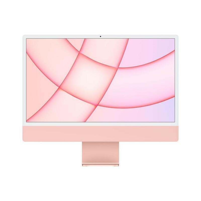 Apple iMac 24-Inch Retina 4.5K Apple M1 Chip with 8-Core CPU/GPU/8GB/256GB 4 Ports Pink (Arabic/English), , large image number 0
