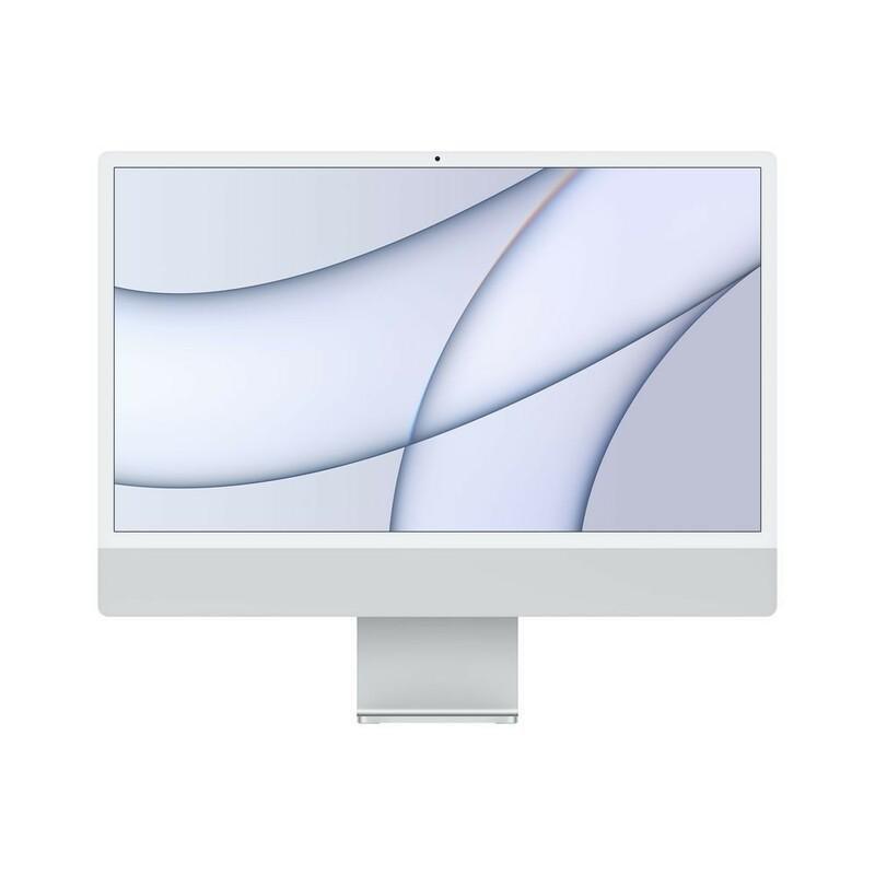Apple iMac 24-Inch Retina 4.5K Apple M1 Chip with 8-Core CPU/7-Core GPU/8GB/256GB 2 Ports Silver (Arabic/English), , large image number 0