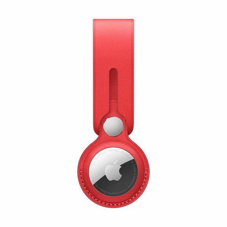 APPLE - Apple Airtag Leather Loop (Product)Red