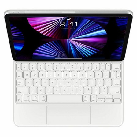 APPLE - Apple Magic Keyboard for iPad Pro 11-Inch 3rd Gen/iPad Air 4th Gen US English White