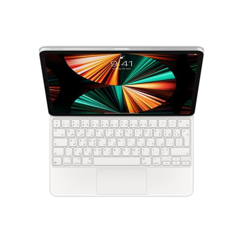 Apple Magic Keyboard for iPad Pro 12.9-Inch 5th Gen English/Arabic White, , large image number 4