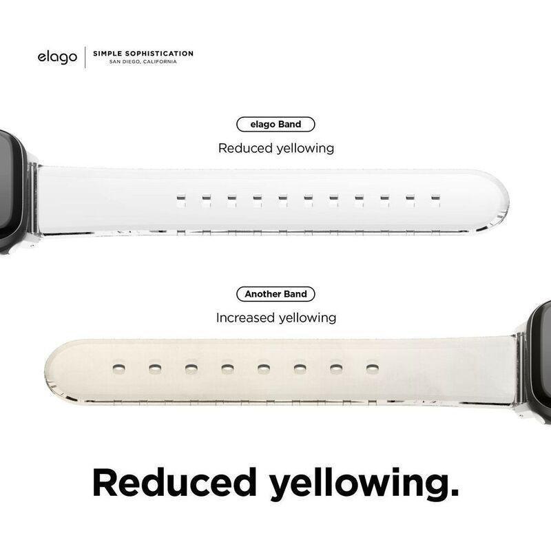 Elago Tpu Band Clear for Apple Watch 44mm, , large image number 1