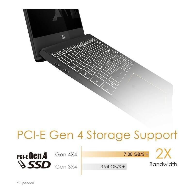 MSI Summit E14 A11SCST Laptop i7-1185G7/16GB/1TB SSD/NVIDIA GeForce GTX 1650 Ti Max-Q 4GB/14-inch FHD/Windows 10 Pro, , large image number 1