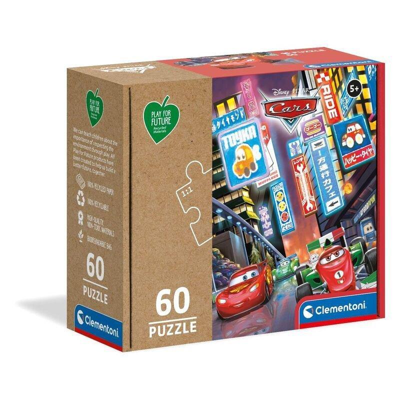 Clementoni Play For Future Disney Pixar Cars Jigsaw Puzzle (60 Pieces), , large image number 0