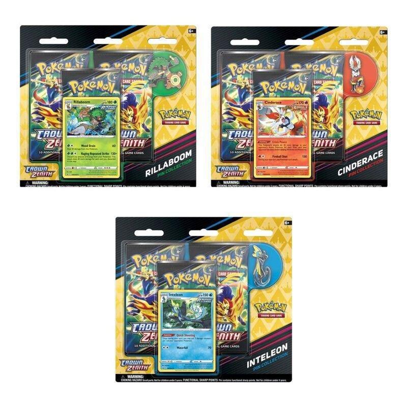 POKEMON TCG - Pokémon TCG Sword & Shield Crown Zenith Pin Collection