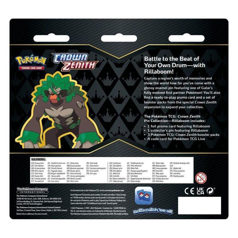 Pokémon TCG Sword & Shield Crown Zenith Pin Collection, , large image number 3