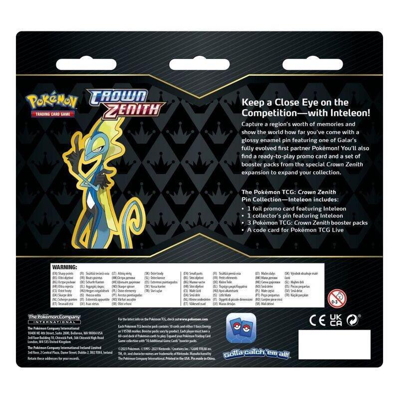 POKEMON TCG - Pokémon TCG Sword & Shield Crown Zenith Pin Collection