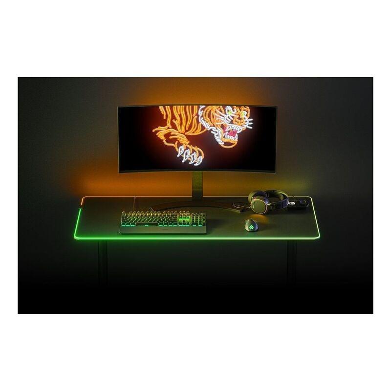SteelSeries QCK PRISM CLOTH Cloth RGB Gaming Mousepad - 3XL, , large image number 1