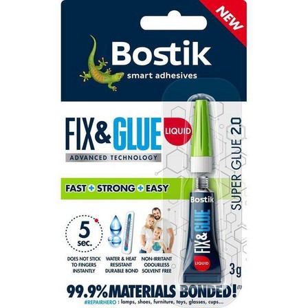 BOSTIK - Bostik Fix & Glue Liquid 3g