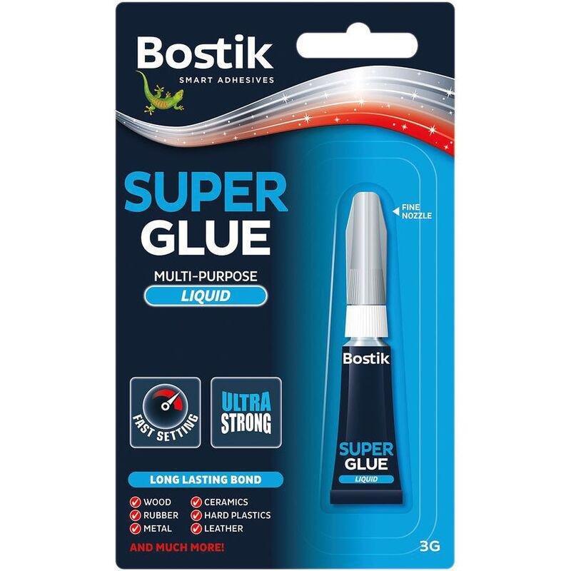 Bostik Super Glue Liquid 3g, , medium