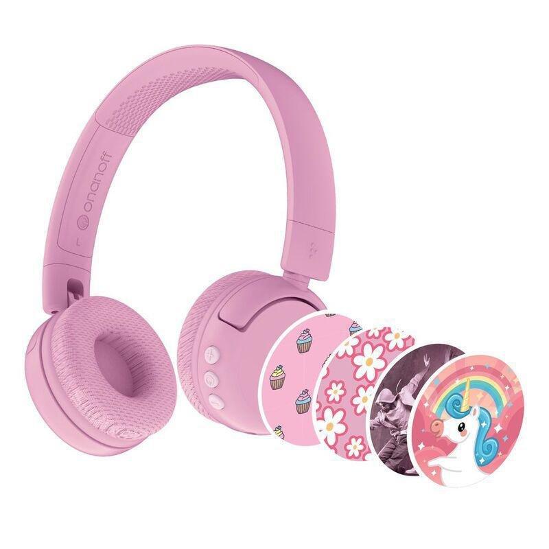 Buddyphones Popfun Kids Wireless Headphones - Pink, , medium