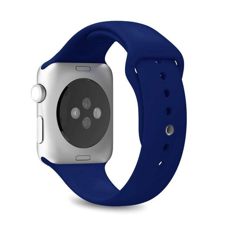 Puro Silicone Band 42-44mm Dark Blue for Apple Watch (Compatible with Apple Watch 42/44/45mm), , large image number 3