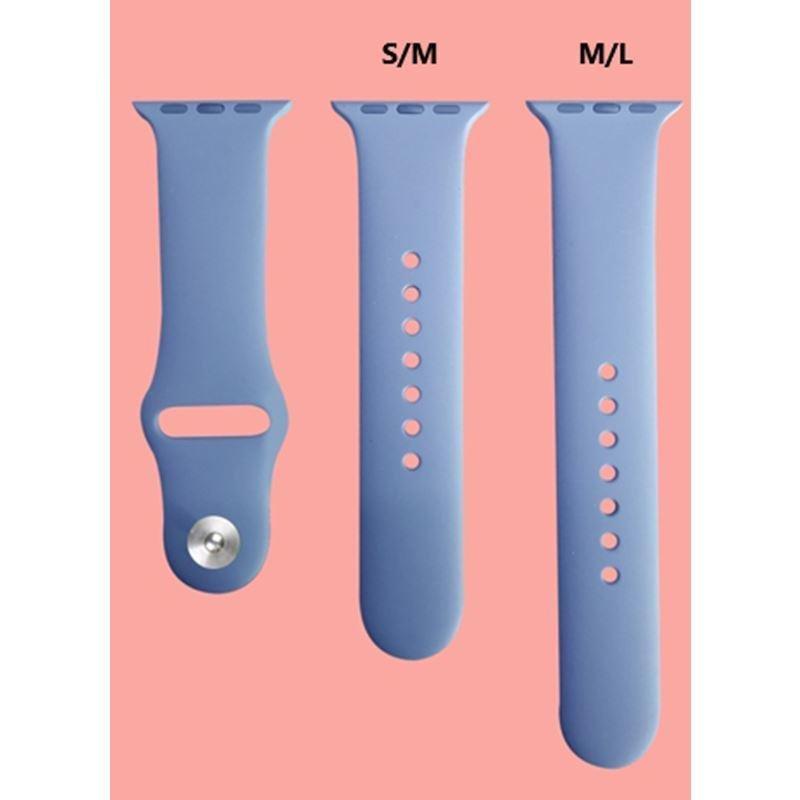 Puro Silicone Band 42-44mm Formentera Blue for Apple Watch (Compatible with Apple Watch 42/44/45mm), , large image number 5
