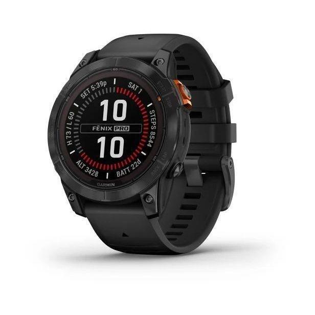 Garmin fenix 7 Pro - Solar Edition Smartwatch - Slate Grey with Black Band (47mm), , large image number 0