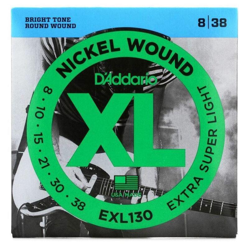 D'Addario Electric Guitar String Extra-Super Light, , large image number 0