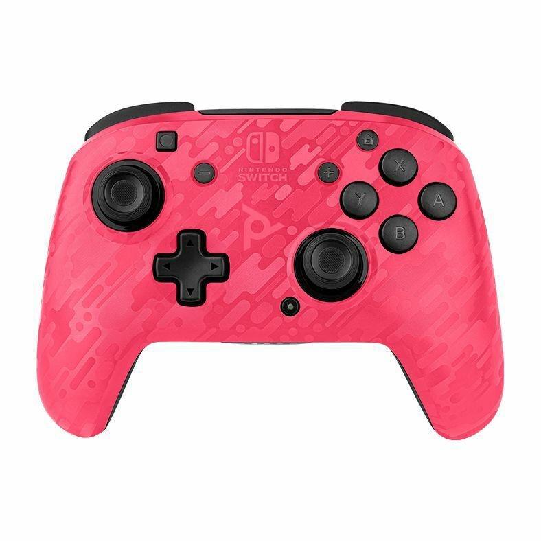 PDP Faceoff Camo Pink Wireless Controller for Nintendo Switch, , large image number 0